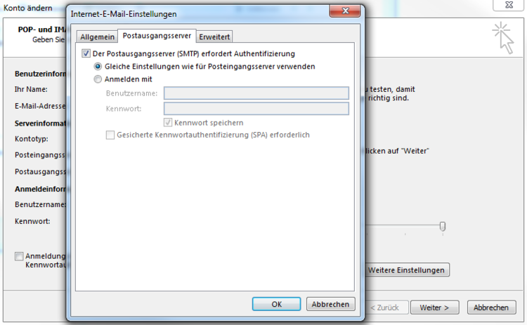 Outlook Verbindung Mit Dem Server Herstellen Um Diese Anzuzeigen www.business-hoster.com